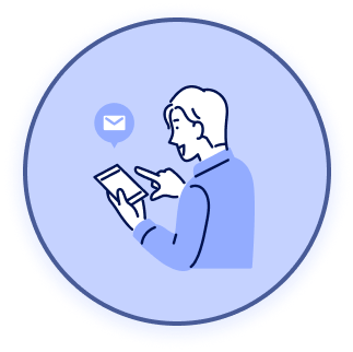 登録無料、2ステップですぐ完了！